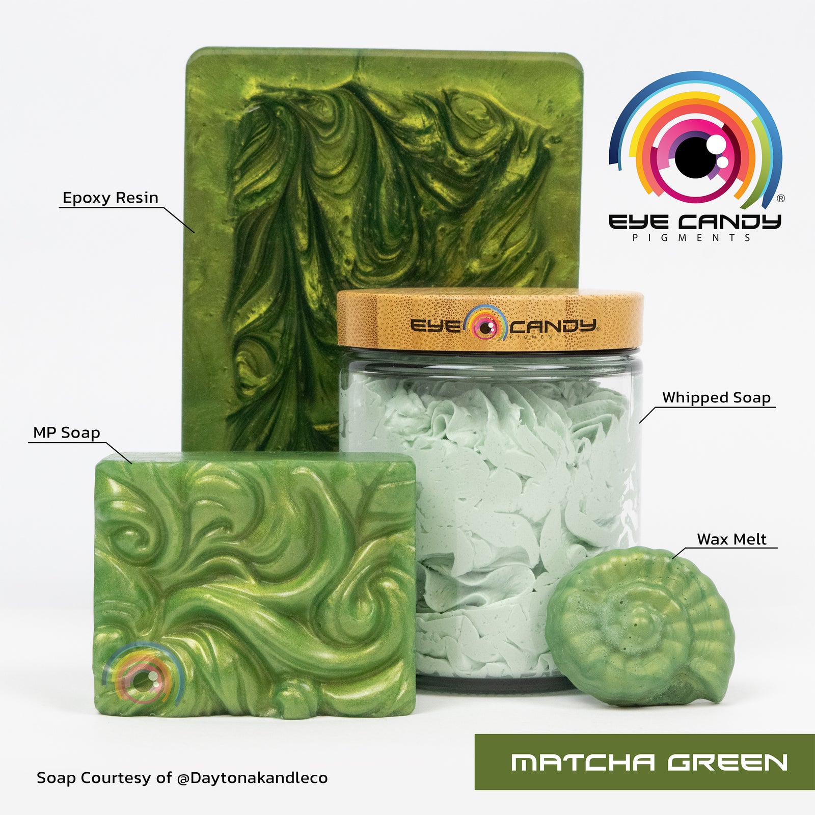 Pigment Matcha Green pro mýdla a svíčky