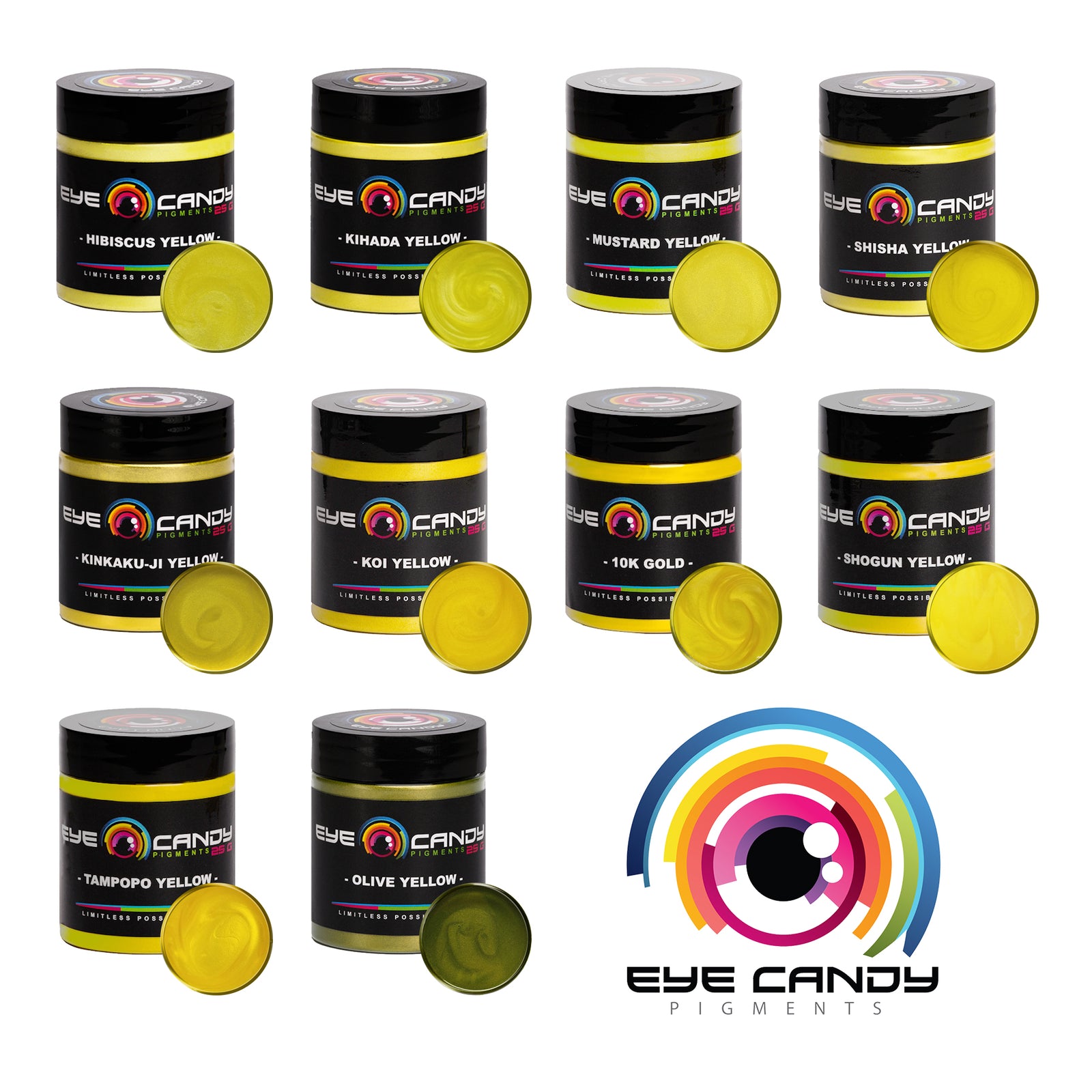 Paleta odstínů Eye Candy Pigments