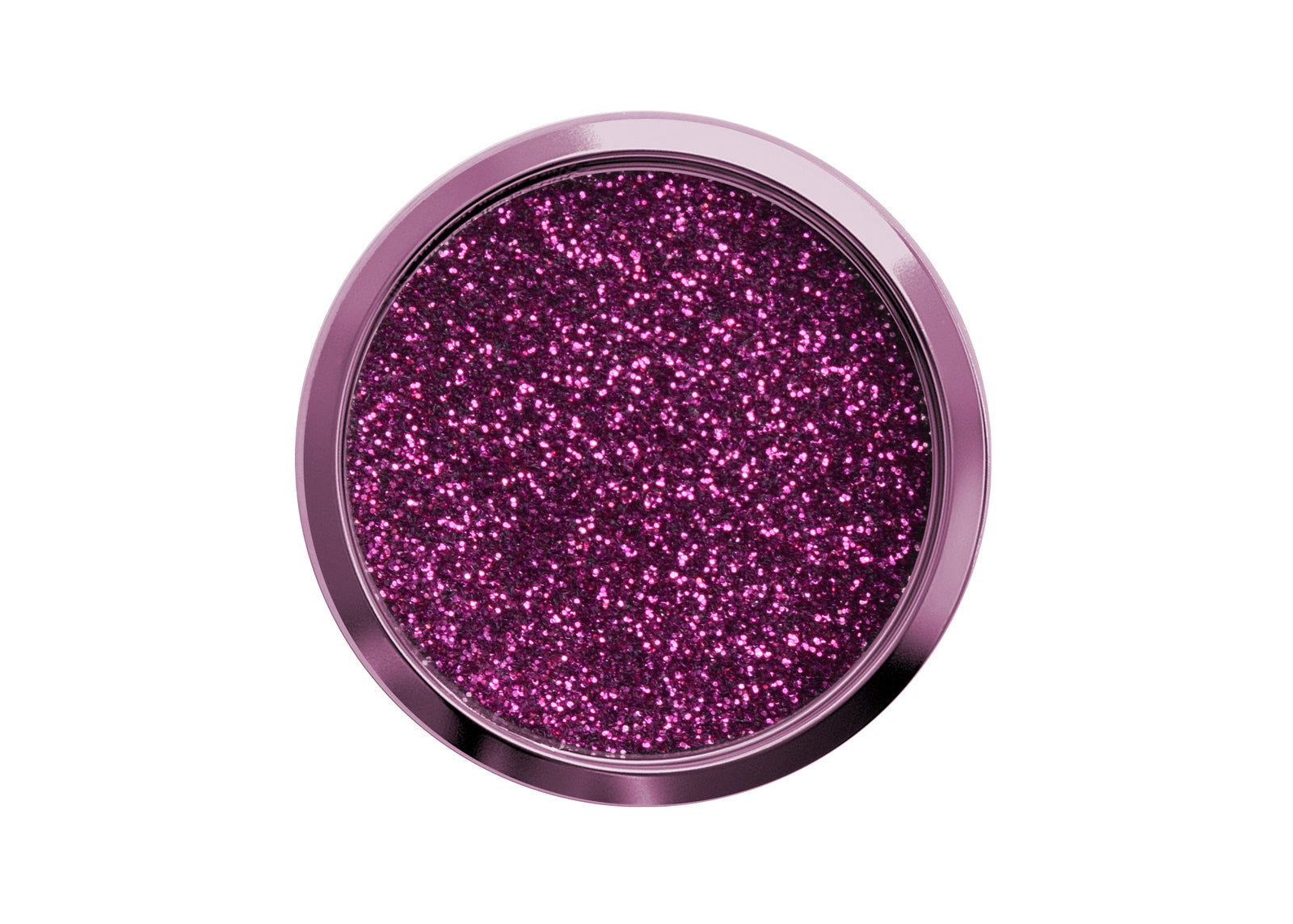 Plum Velvet Flakes — vločky v čirém topcoatu