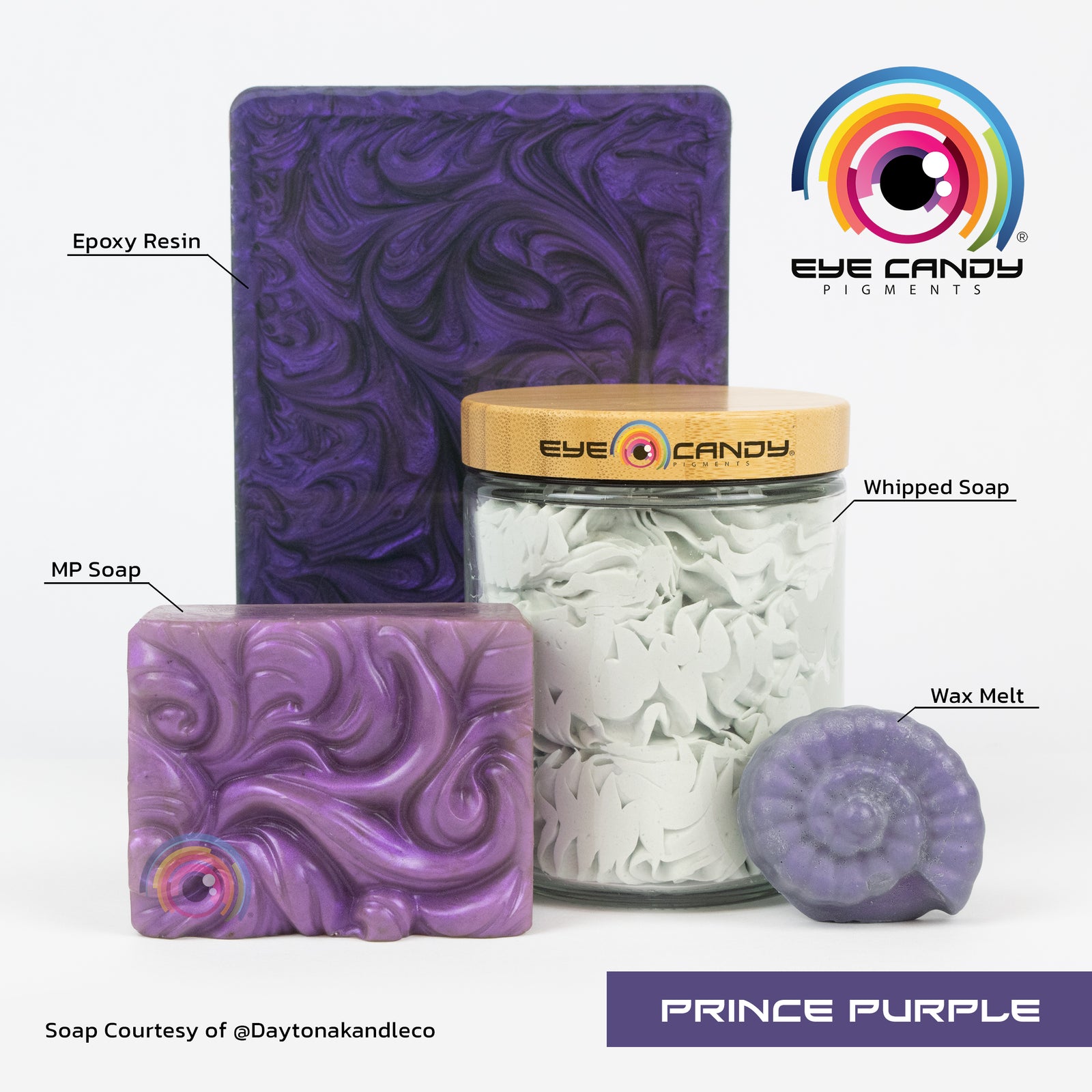 Pigment Prince Purple pro mýdla a svíčky
