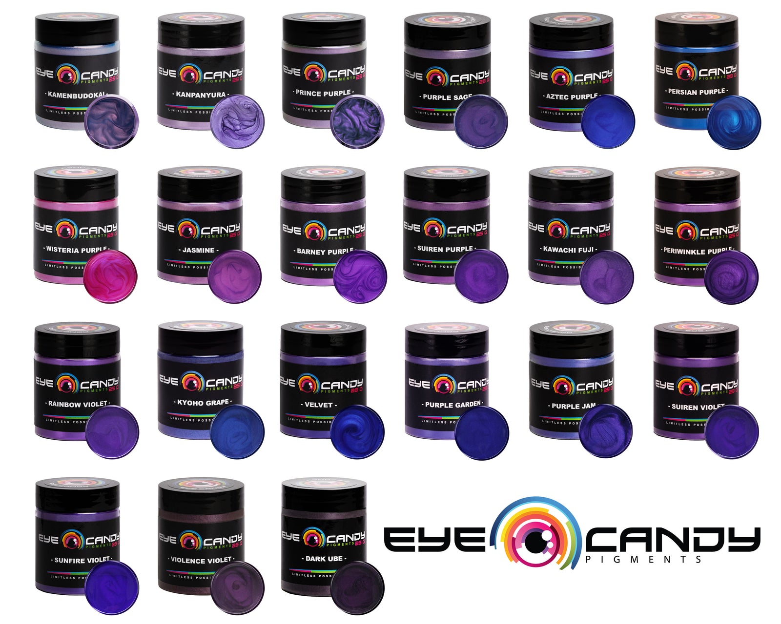 Paleta odstínů Eye Candy Pigments