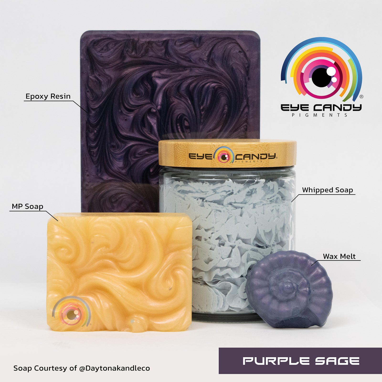 Pigment Purple Sage pro mýdla a svíčky