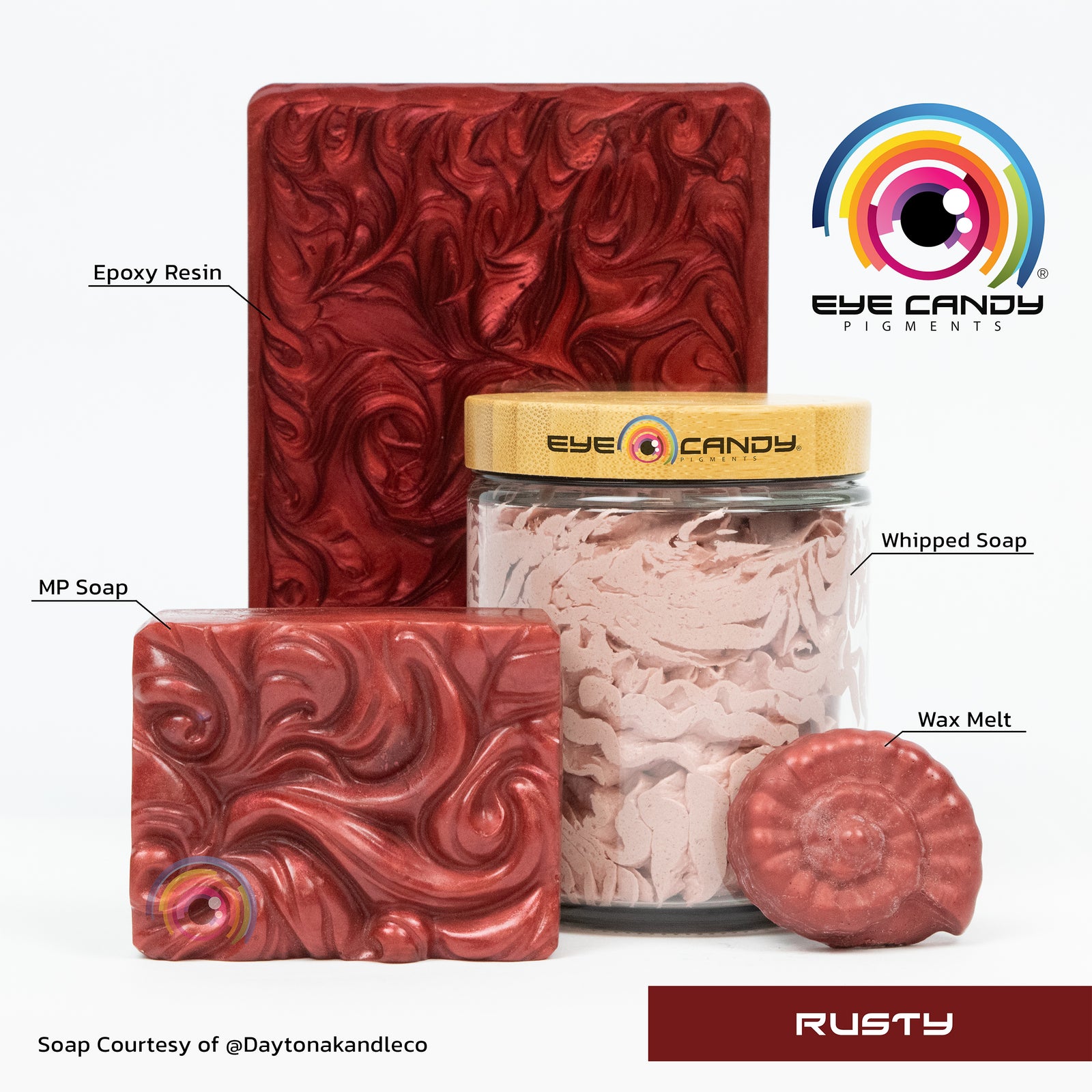 Pigment Rusty pro mýdla a svíčky