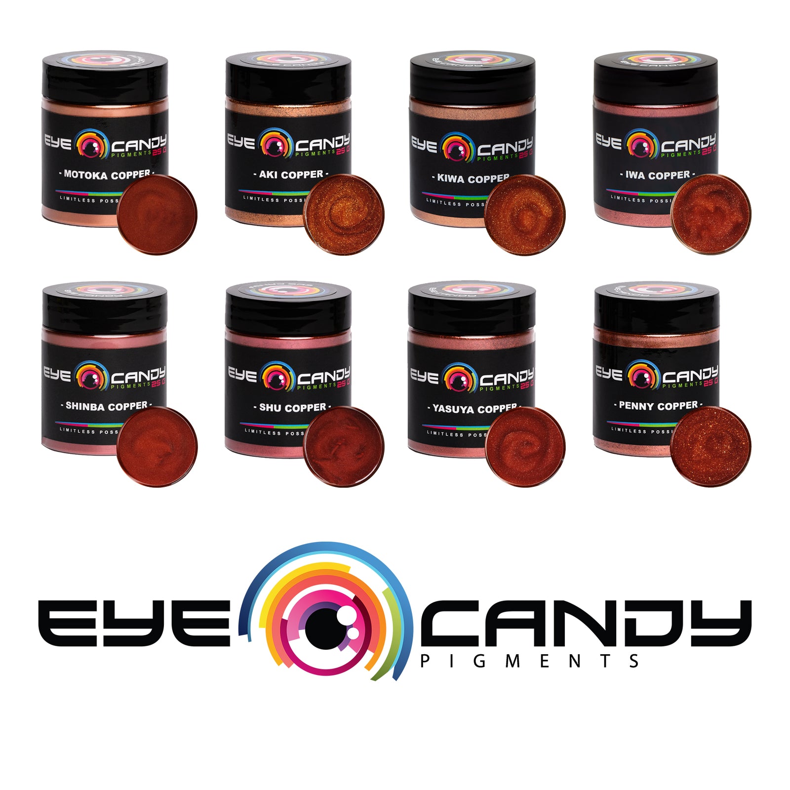Paleta odstínů Eye Candy Pigments