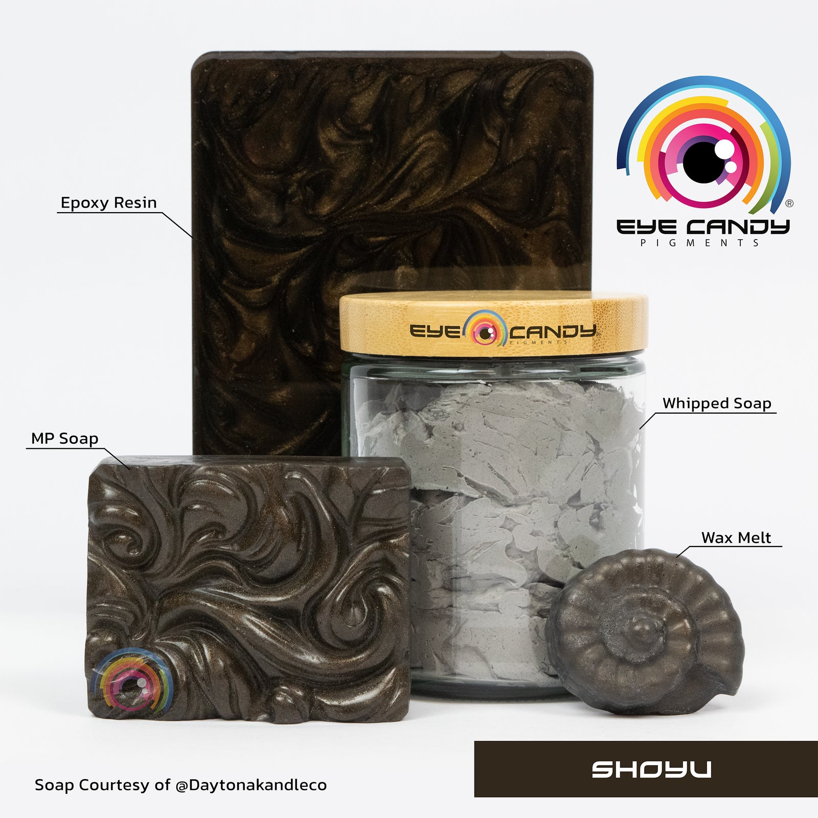 Pigment Shoyu Brown pro mýdla a svíčky