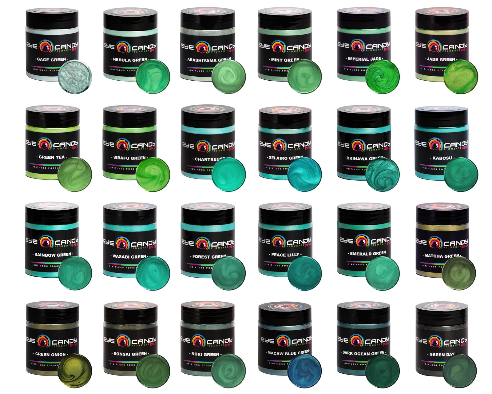 Paleta odstínů Eye Candy Pigments
