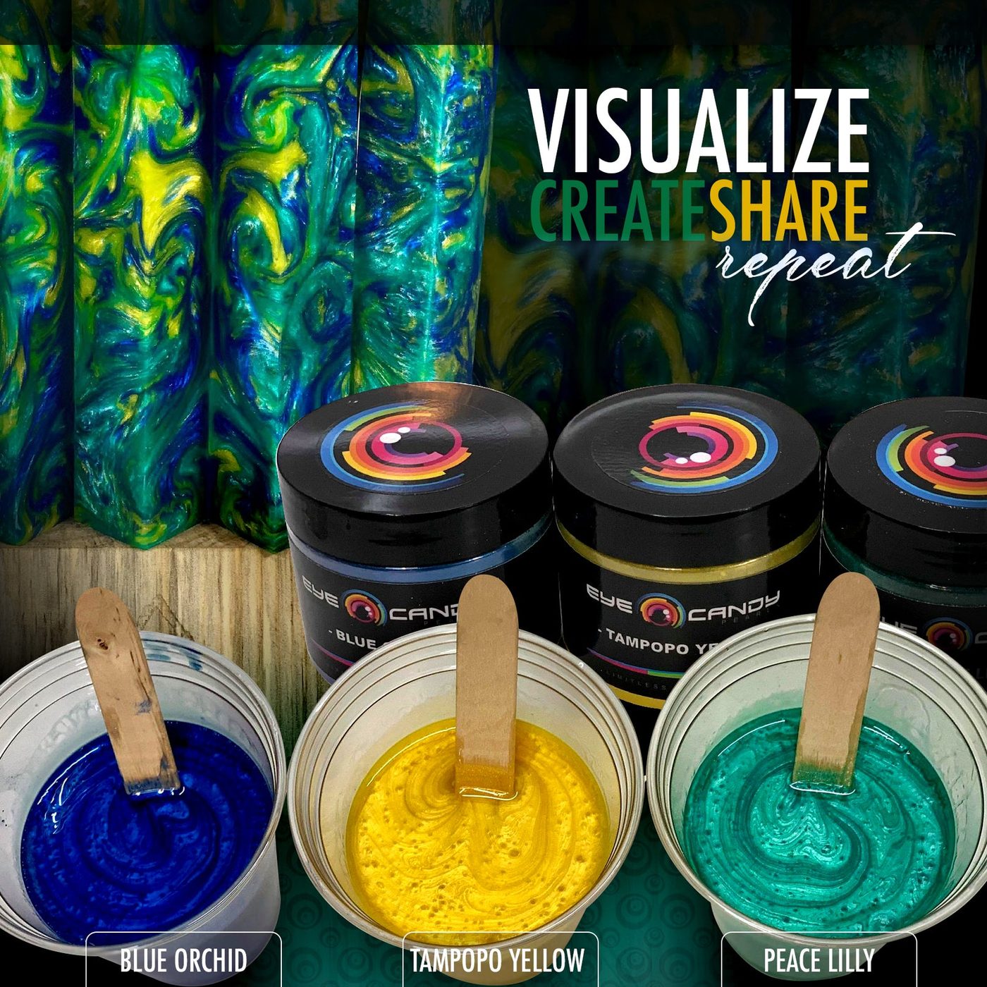 Tampopo Yellow — pigment pro epoxidovou pryskyřici