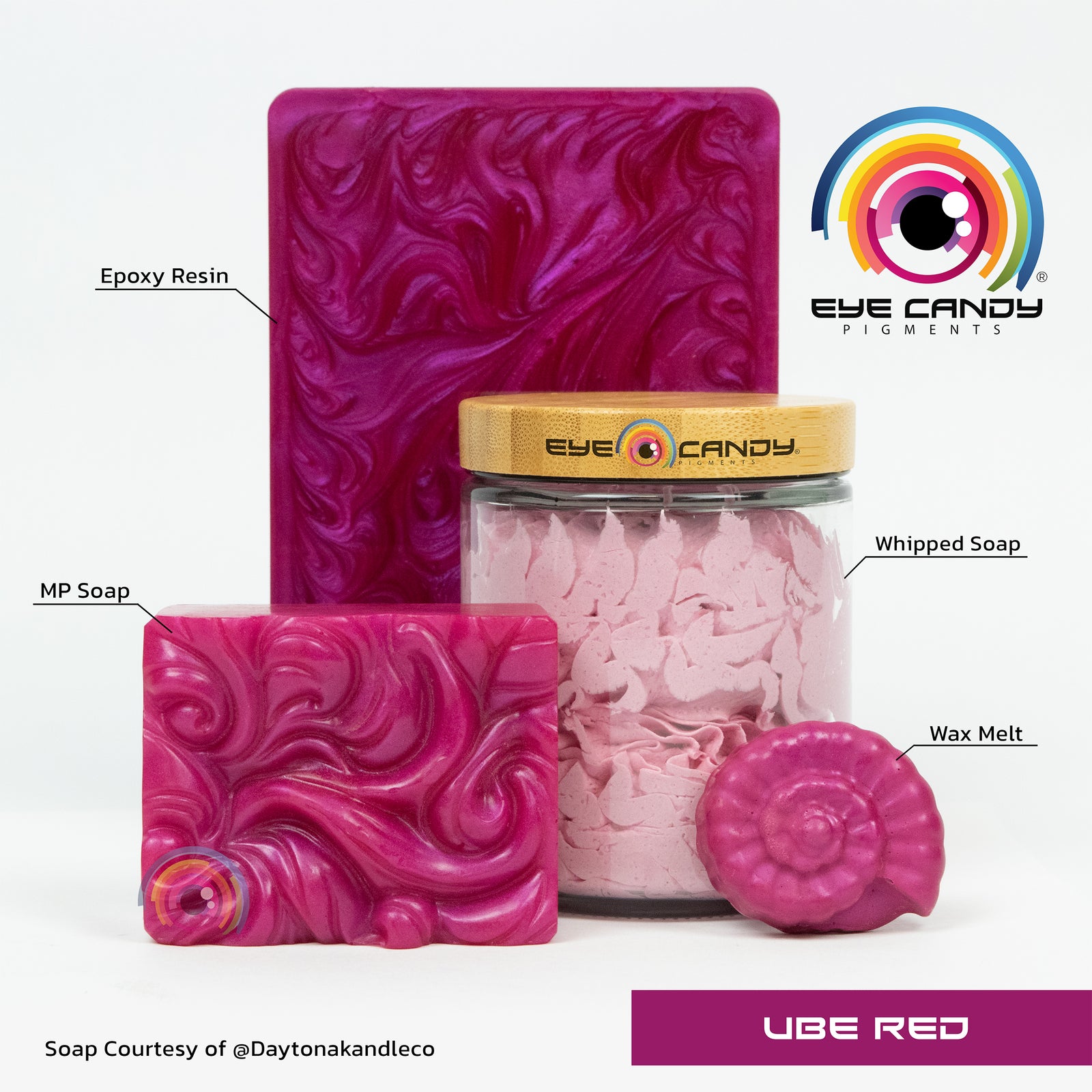 Pigment Ube Red pro mýdla a svíčky