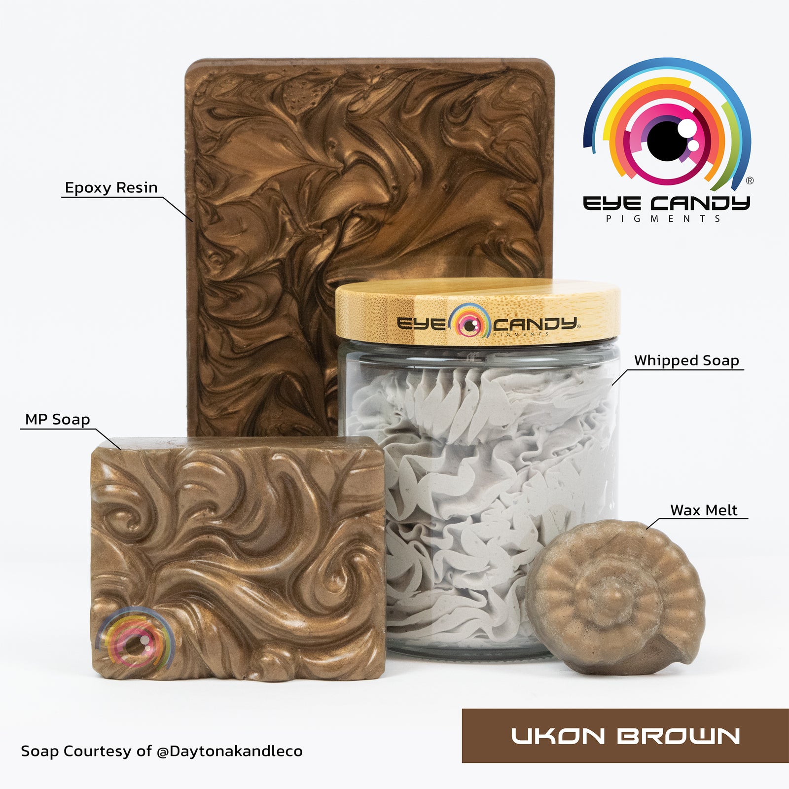 Pigment Ukon Brown pro mýdla a svíčky