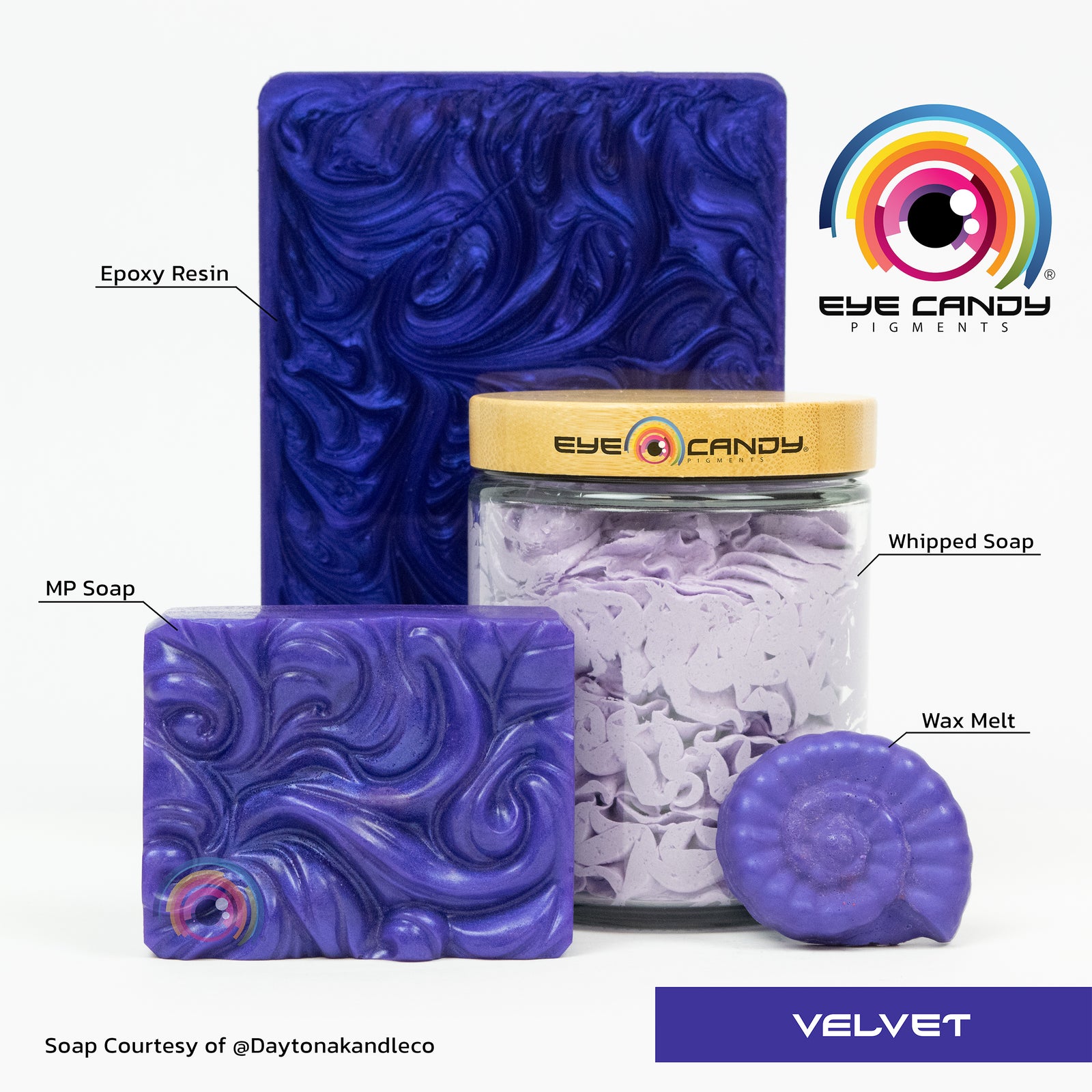Pigment Velvet pro mýdla a svíčky