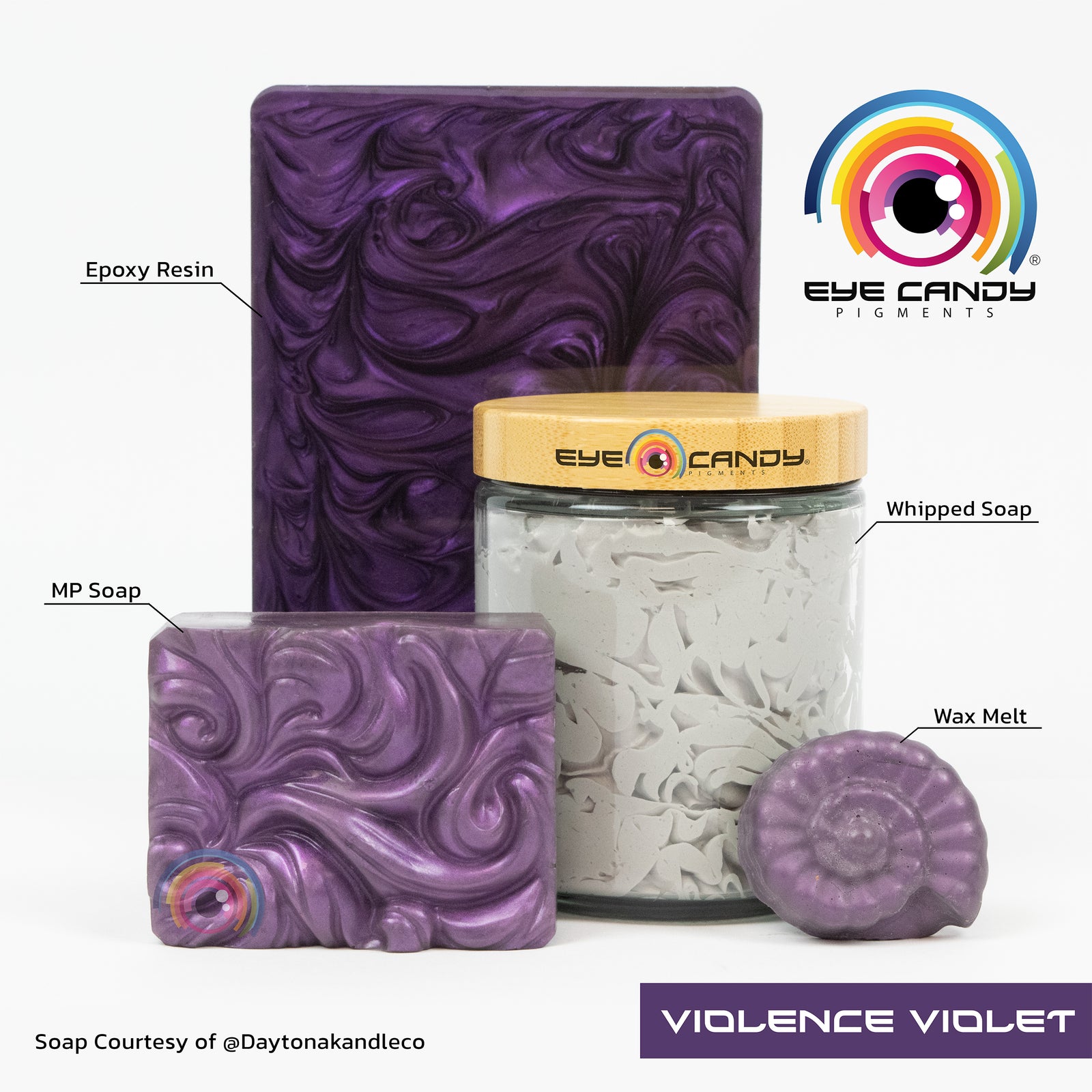 Pigment Violence Violet pro mýdla a svíčky