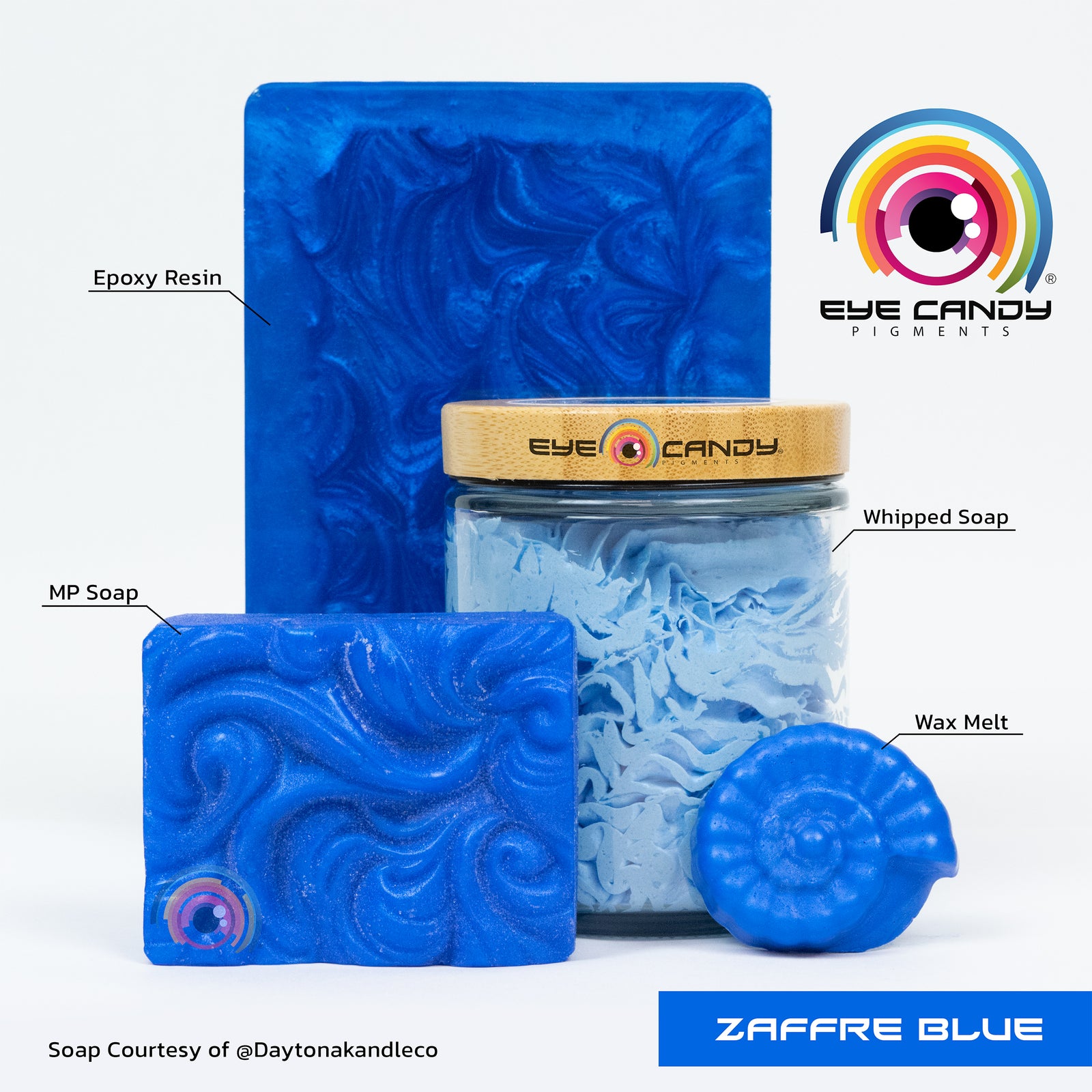 Pigment Zaffre Blue pro mýdla a svíčky