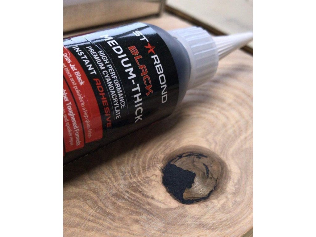 Starbond Black Medium-Thick CA Glue KBL-500 59 ml - STARBOND Premium CA  Glues