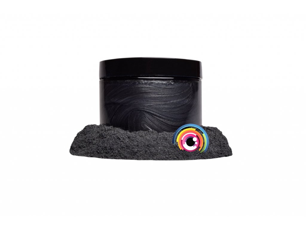 Samurai Black - Eye Candy Pigments - Black Mica Pigment Powders