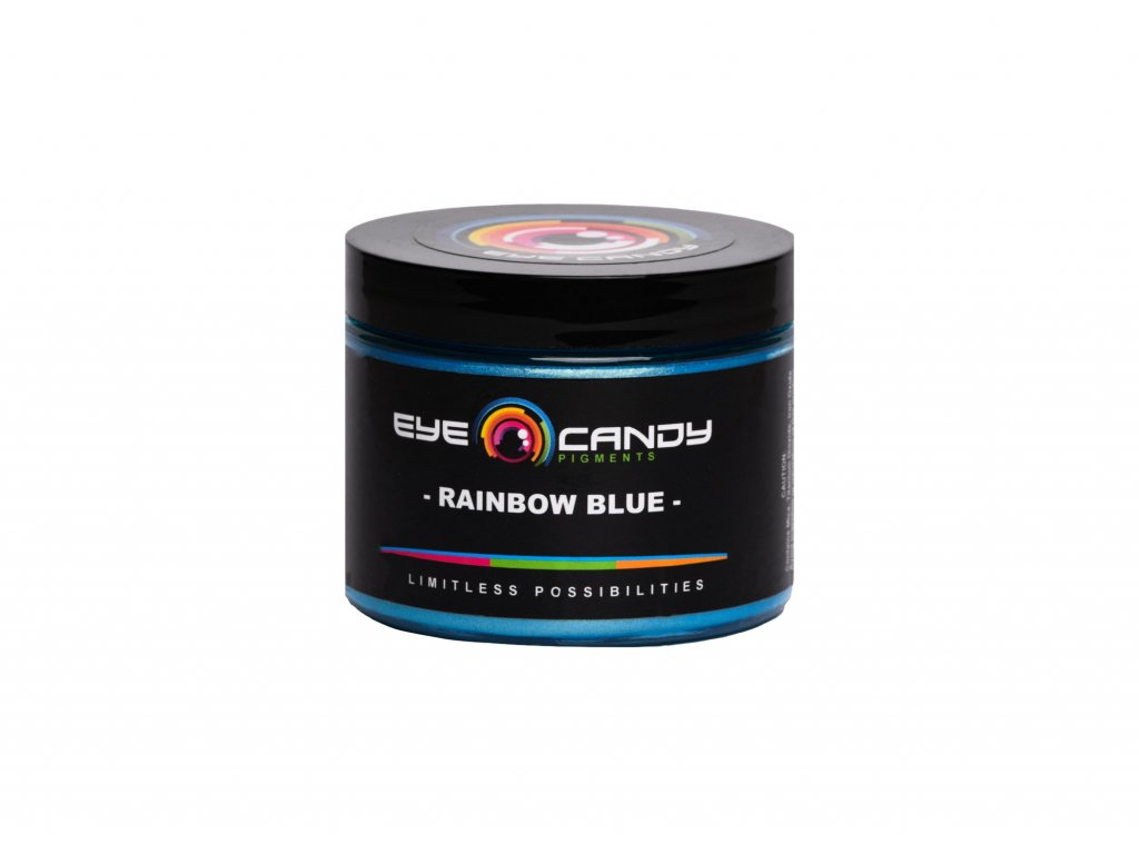 Eye Candy rainbow Blue Mica Pigment Powder Multipurpose Natural