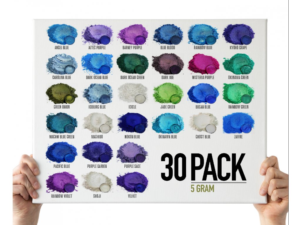 30 Barev Sada Vzorků Set 1 - Eye Candy Pigments