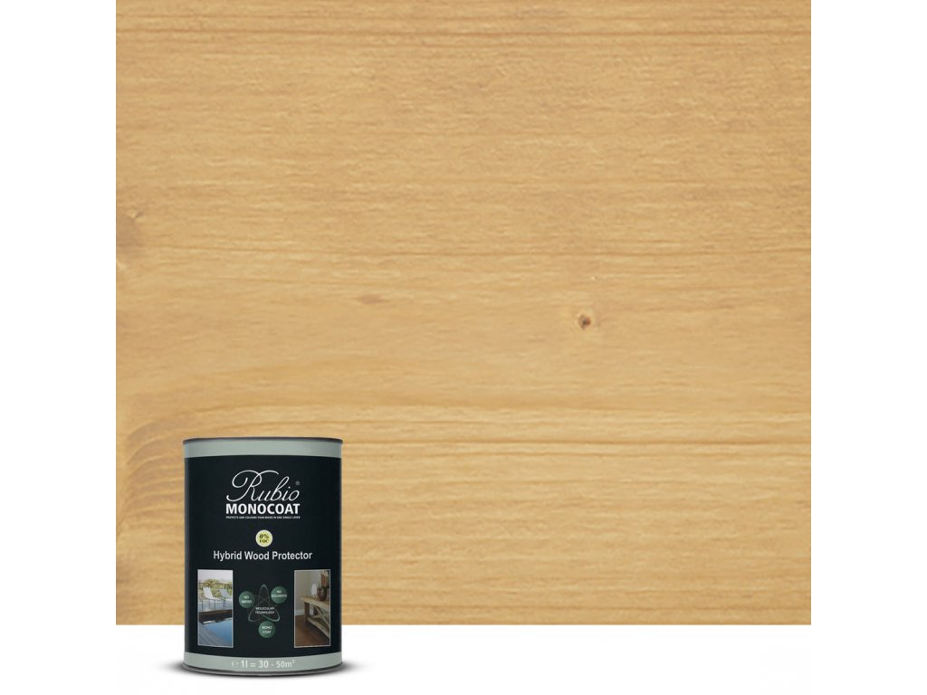 Rubio Monocoat Hybrid Wood Protector colors and protects exterior