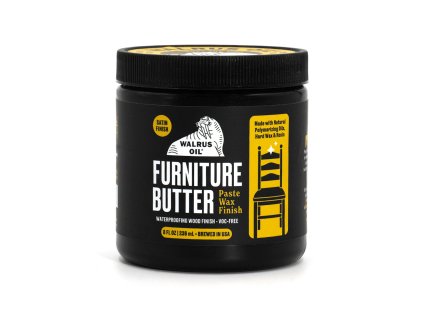 Walrus Oil Furniture Butter – 100% Natural Wax Care for Wooden Furniture