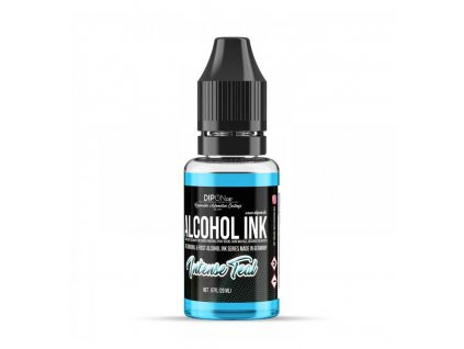 Intense Teal Turquoise  - Tyrkysový alkoholový inkoust pro epoxidovou pryskyřici 20 ml