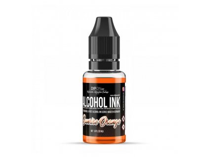 Sunrise Orange - Oranžový alkoholový inkoust pro epoxidovou pryskyřici 20 ml