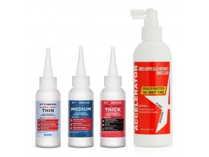 Starbond Kleber-Set EM-02, EM-150, EM-2000 59 ml und Akzelerator-Pumpe 236 ml