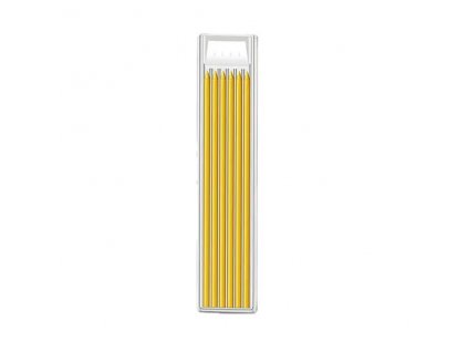 Náhradní tuhy do truhlářské tužky, žlutá, 2,8 mm, 6 ks