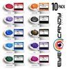 10 Barev Sada Vzorků A — sada vzorků pigmentů Eye Candy Pigments