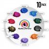 10 Barev Sada Vzorků A — sada vzorků pigmentů Eye Candy Pigments