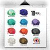10 Barev Sada Vzorků I — sada vzorků pigmentů Eye Candy Pigments