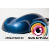 Pigment Ajisai Blue na černém podkladu