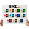 11 Barev Sada Vzorků Glow in the Dark - Eye Candy Pigments
