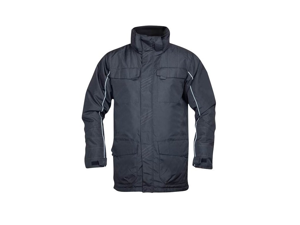 Zimná parka 4TECH - Čierna, (Farba Čierna, Veľkosť trička M)