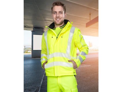 Bunda softshelová hi-viz žltá SIGNAL - (Farba Oranžová, Veľkosť bundy L)