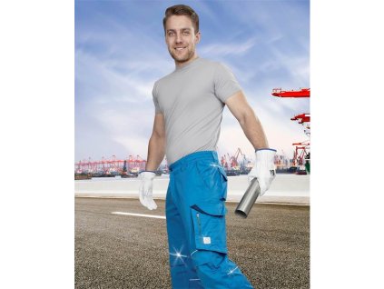 Nohavice do pása SUMMER modré (Veľkosť 46, 48, 50, 52, 54, 56, 58, 60, 62, 64, Výška pre nohavice 176 - 182cm, do 175cm, nad 183cm, Farba Modrá, Sivá, Tmavo sivá)