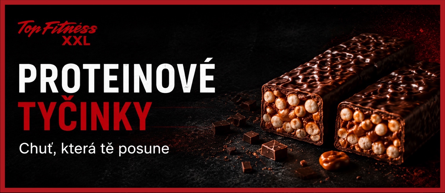 Proteinové tyčinky a snacky Top Fitness XXL