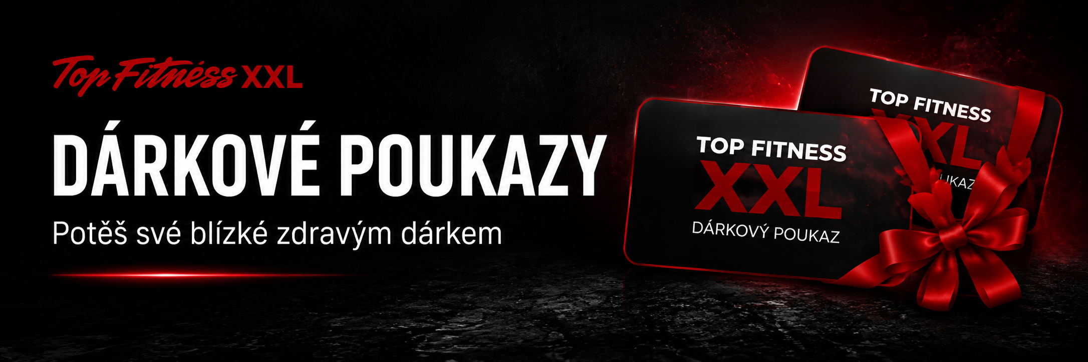 Dárkové poukazy Top Fitness XXL