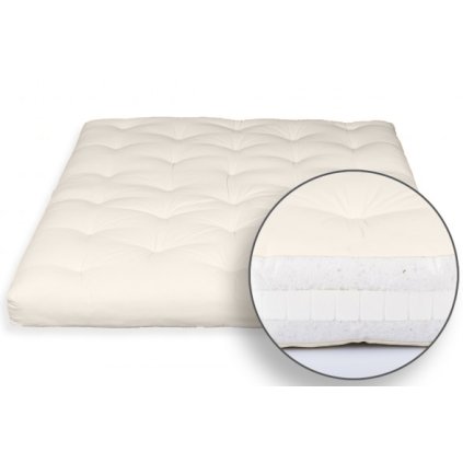 futon bio cotton latex