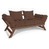 Allegro sofa walnut brown