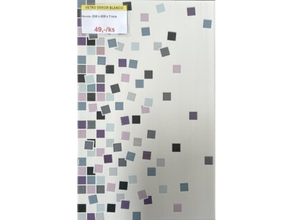 Obklad Vetro Blanco dekor 250x400 mm
