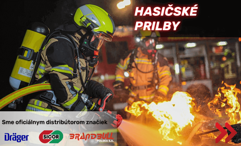 Zásahové prilby pre hasičov