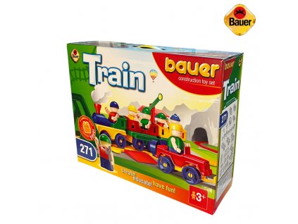 Stavebnice BAUER: Train Vláčky 271 dílů (2562)
