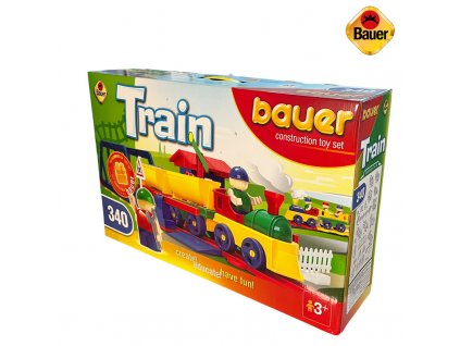 Stavebnice BAUER: Train Vláčky 340 dílků (2579)