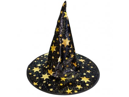 klobouk hvězdy černý 1