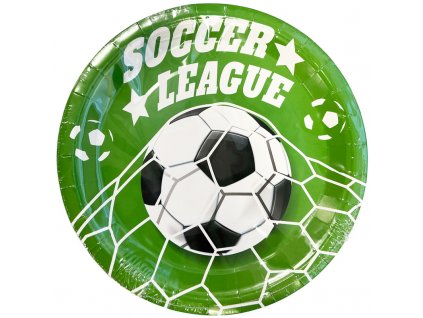 papírový talíř fotbal