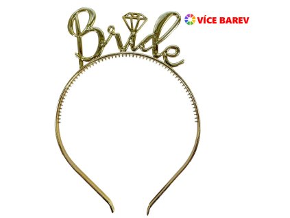 čelenka bride růžově
