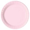 papírový talíř růžový