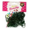 41770 4 68 loom bands pletaci gumicky tmave zelene 200ks hacek