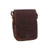 panske kozene crossbody tmavohnedy hunter embos jelen hlava 250591 tophunting