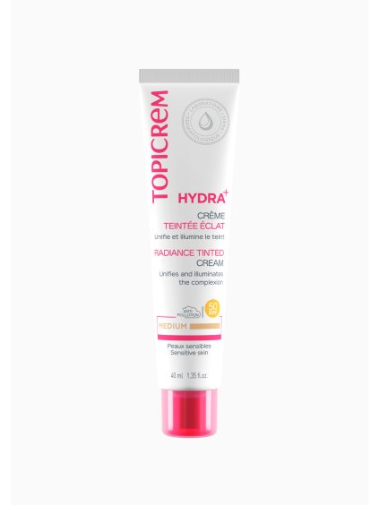 Topicrem Hydra+ Tónující pleťový krém MEDIUM 40 ml