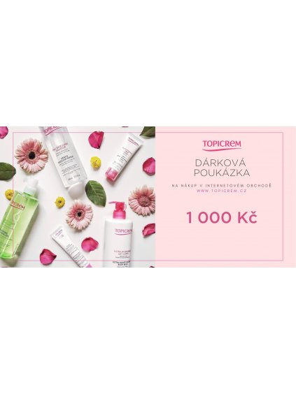 Dárková poukázka v hodnotě 1 000 Kč
